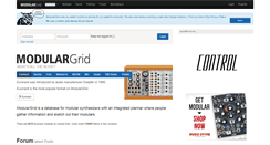 Desktop Screenshot of modulargrid.net
